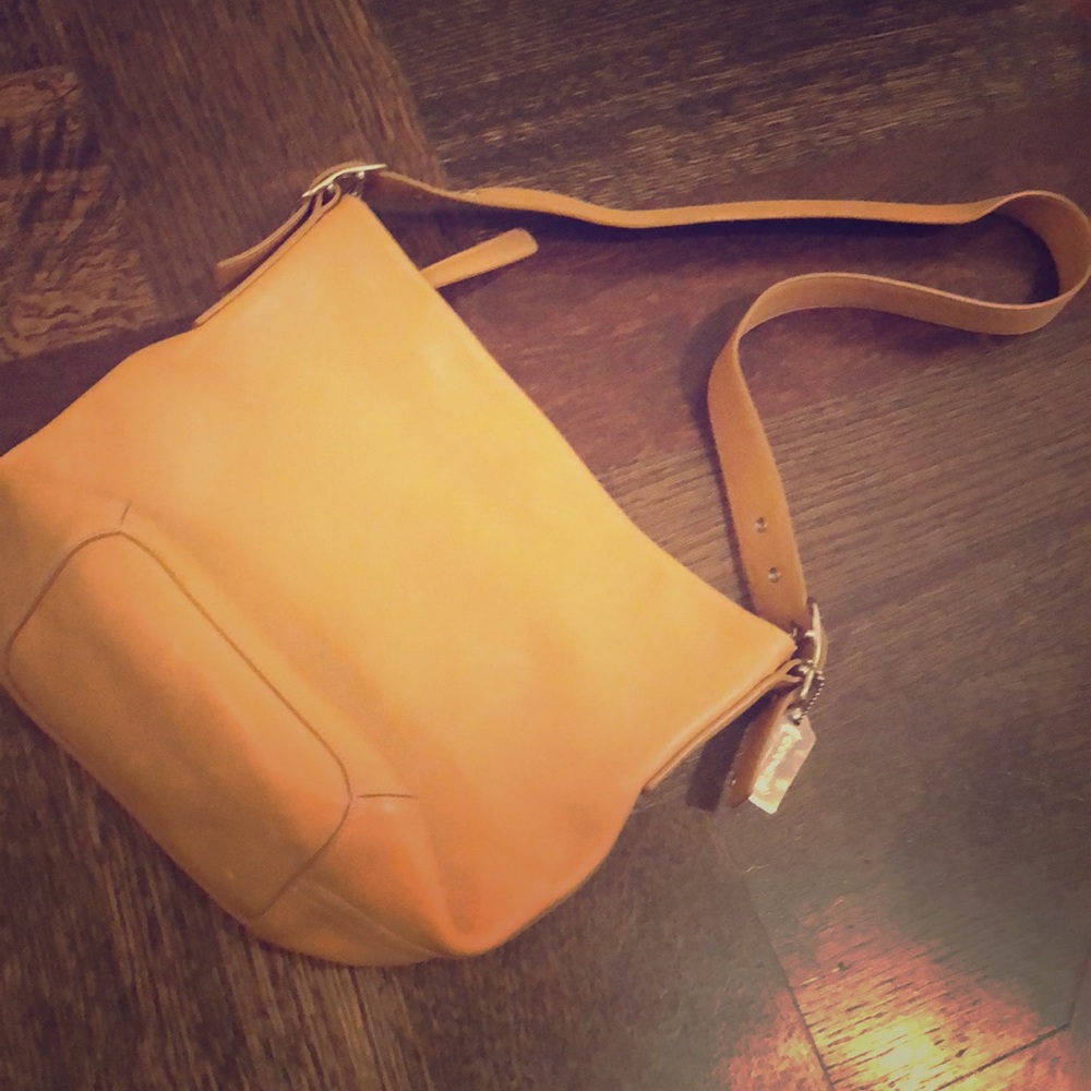 Coach purse 6 (L) x 6” (H)x 3” (W)